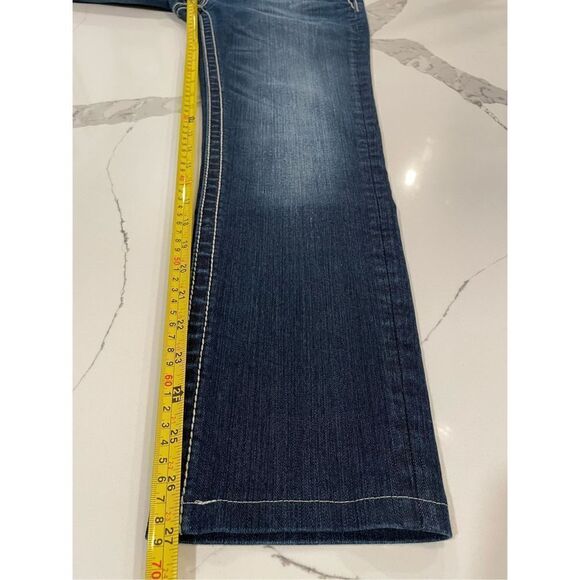 Miss Me Winter Cross Signature Rise Skinny Jeans Dark Wash Sz 29 - Picture 5 of 8